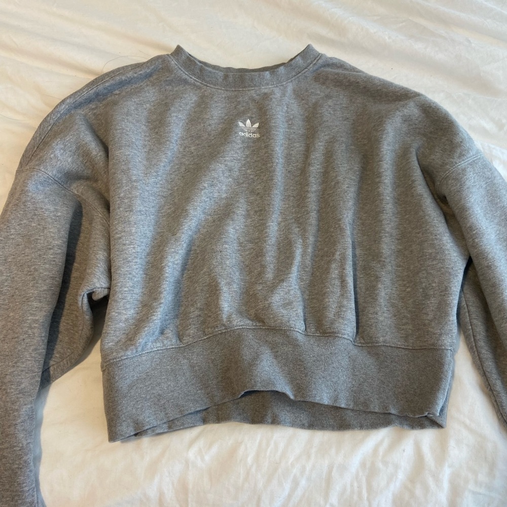 adidas grey sweatshirt